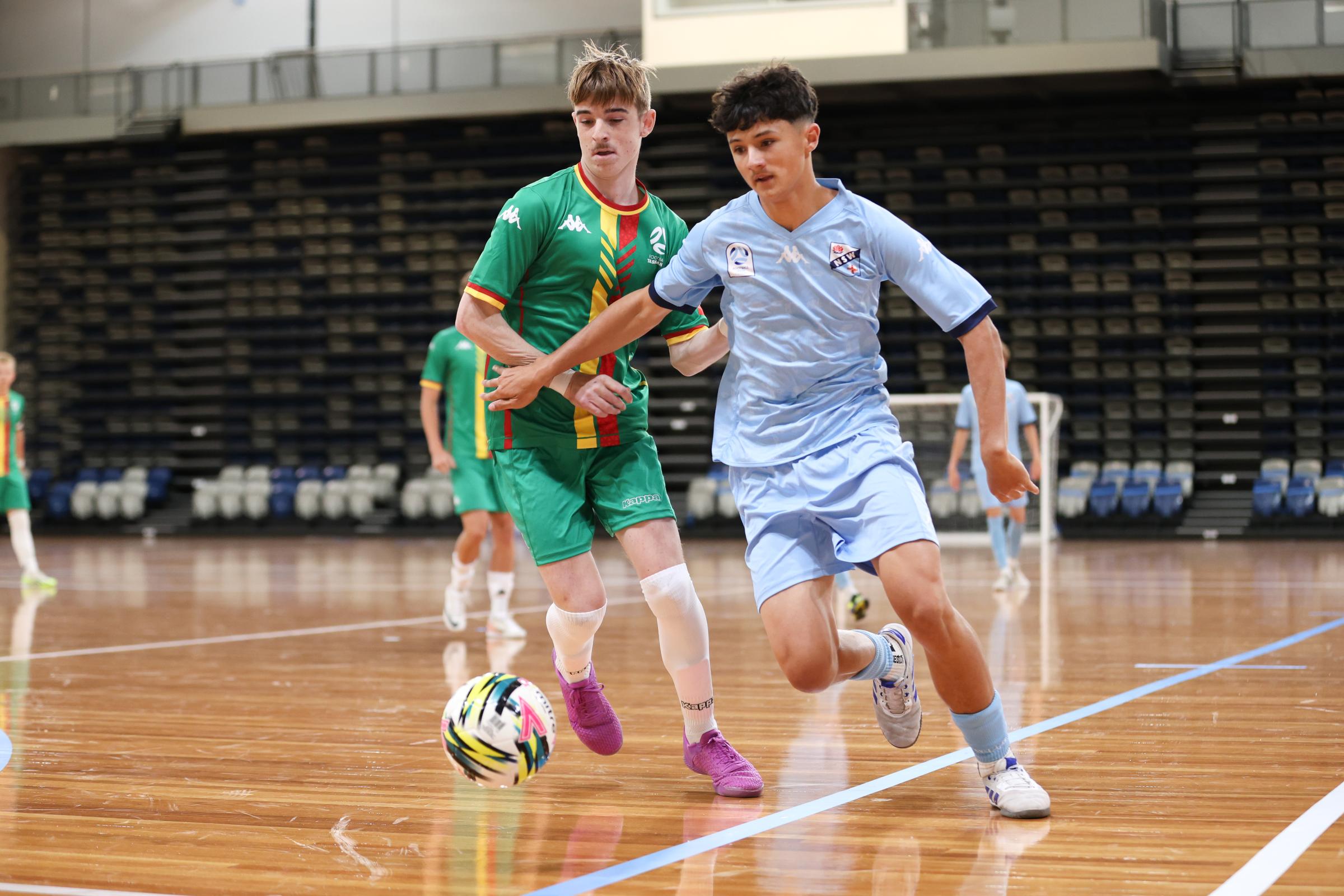 Archie Maundrill State Under 16 futsal team in action at National Futsal Championships 2025