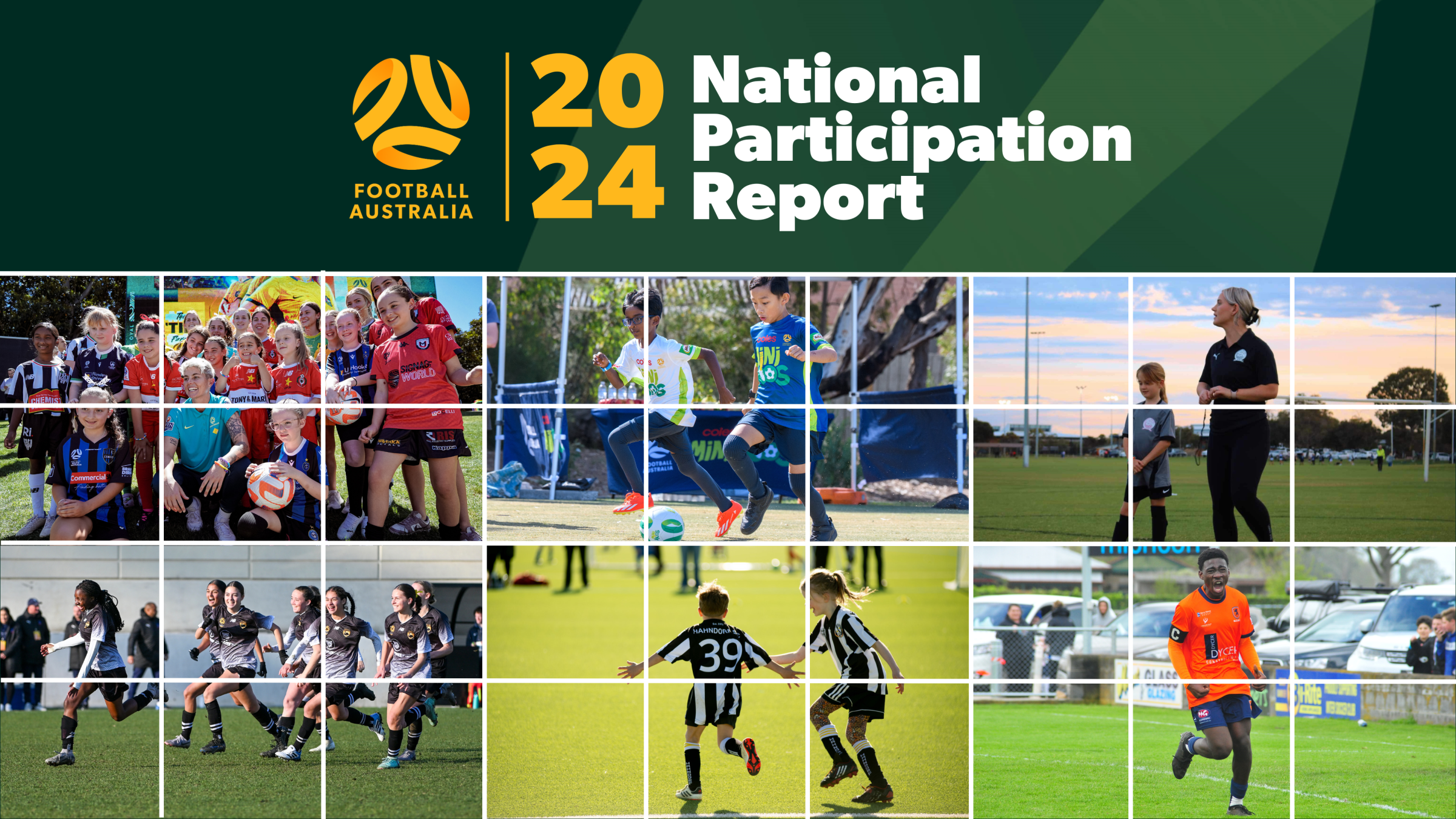 National Participation Report Football Australia 2024 cover image