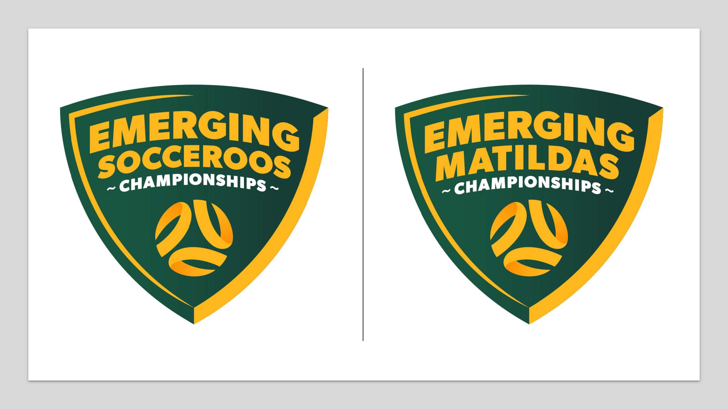 Emerging Socceroos Championships and Emerging Matildas Championships logo