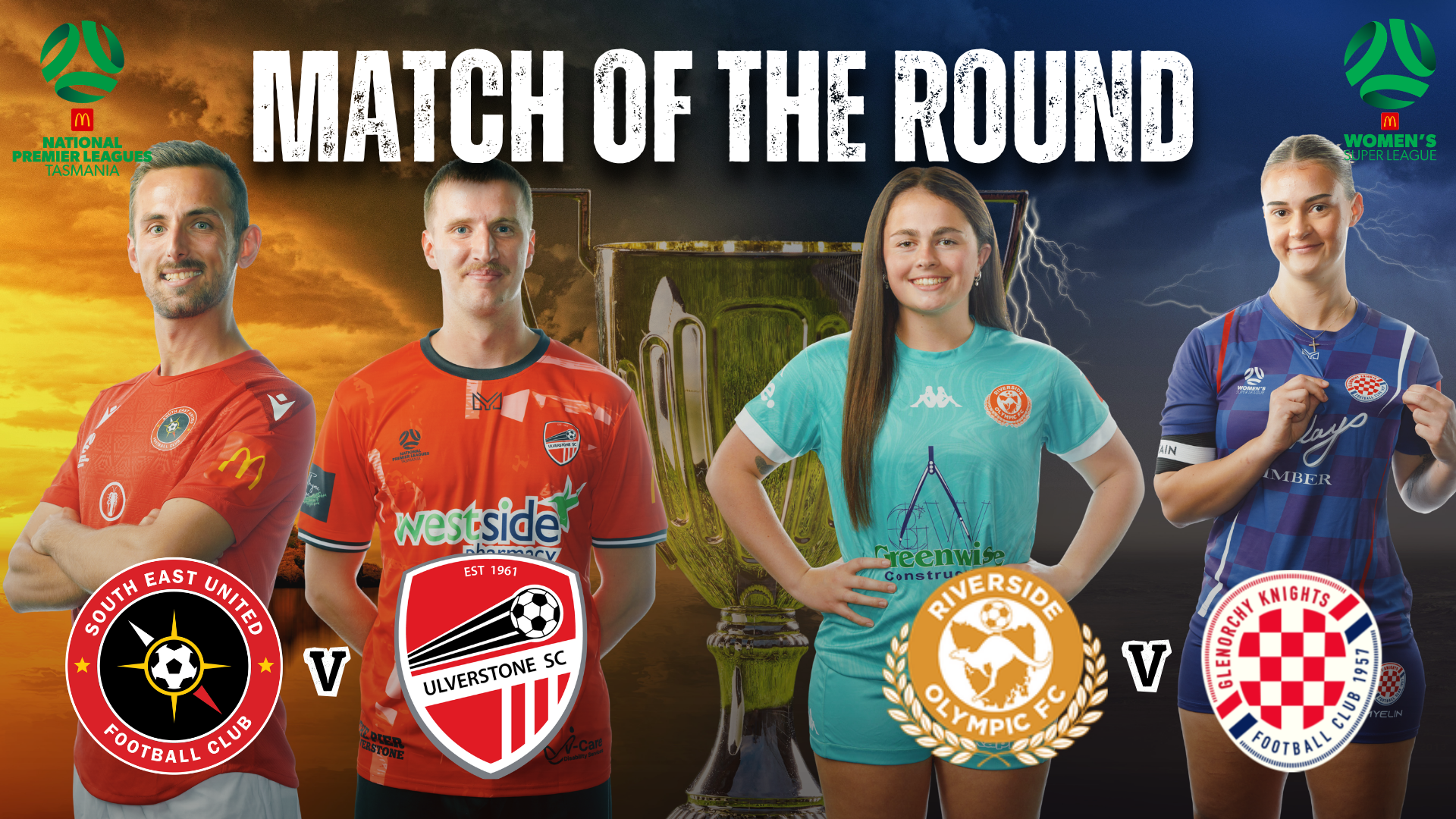 Possible relegation match plays out in the NPL with North East hosting Ulverstone in a season defining game, whilst in the WSL Riverside will attempt to quash a losing streak up against a rampant Glenorchy Knights.