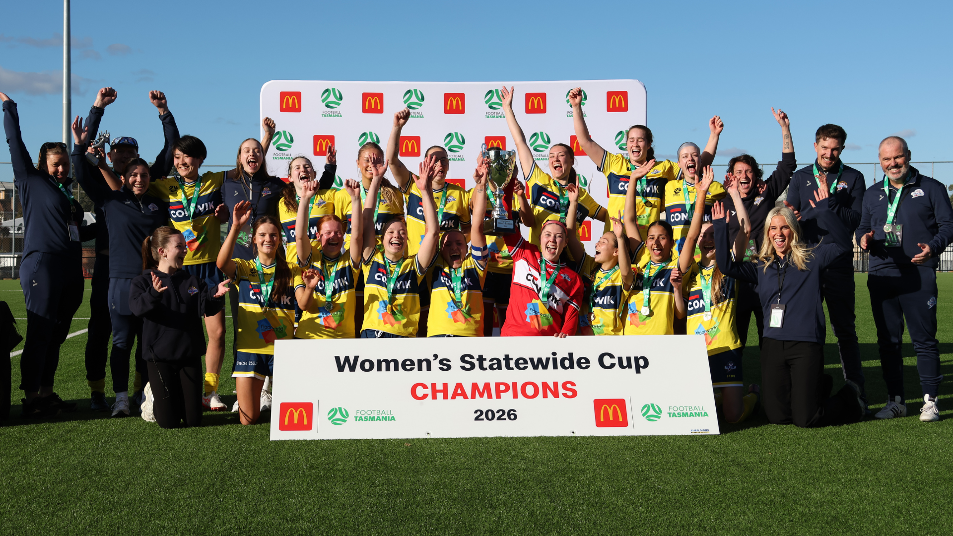 Devonport have delivered a statement victory to retain the Women’s Statewide Cup