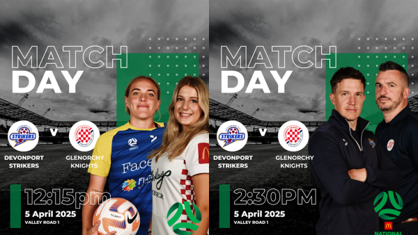 NPL and WSL Round 3 Devonport Strikers v Glenorchy Knights