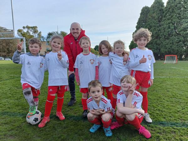 New Town White Eagles junior players