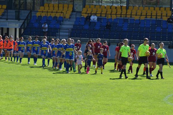 Tasmania's pre-eminent women's teams Devonport and South Hobart take to the field at Valley Road. Picture by Abbey Doggett