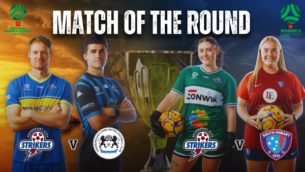 Match of the round for Round 4 NPL will be between Devonport City Strikers against Kingborough Lions, with the WSL Round 3 hosting Devonport City Strikers up against South Hobart.