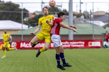 Conor Parke and Kalvin Pitt Glenorchy Knights v Devonport Strikers at KGV 29.3.25